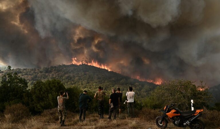 Greece wildfires: 79 people arrested for arson