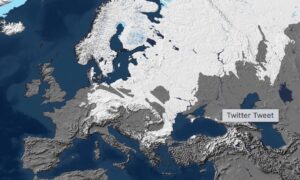 Europe In Deep Freeze As Kerry Warns Of Rampant Global Warming —