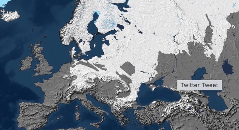 Europe In Deep Freeze As Kerry Warns Of Rampant Global Warming —