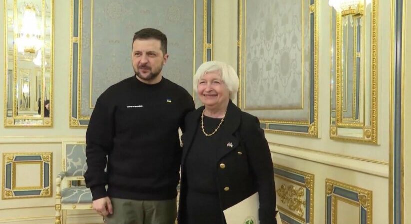 Janet Yellen Joins Zelensky In Saying US Would Be “Responsible For Ukraine’s Defeat”