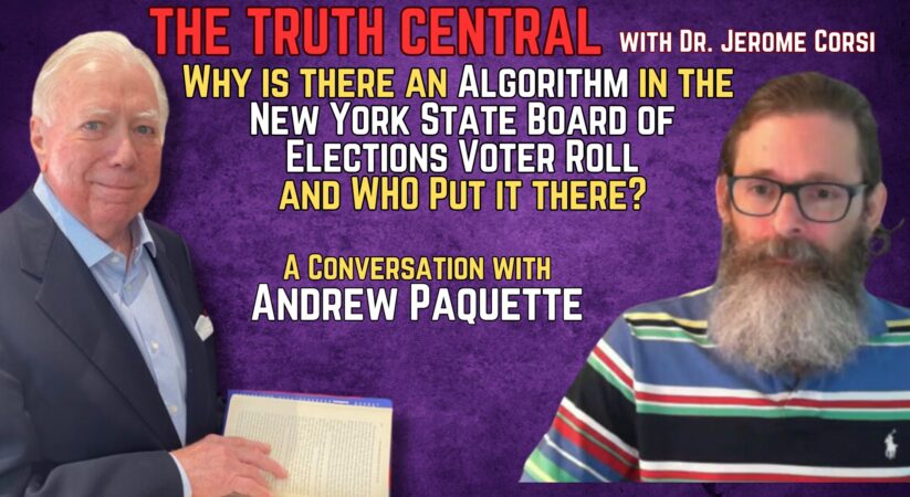 Why is there an Algorithm in the New York State Board of Elections Voter Roll and Who Put it there? with Andrew Paquette